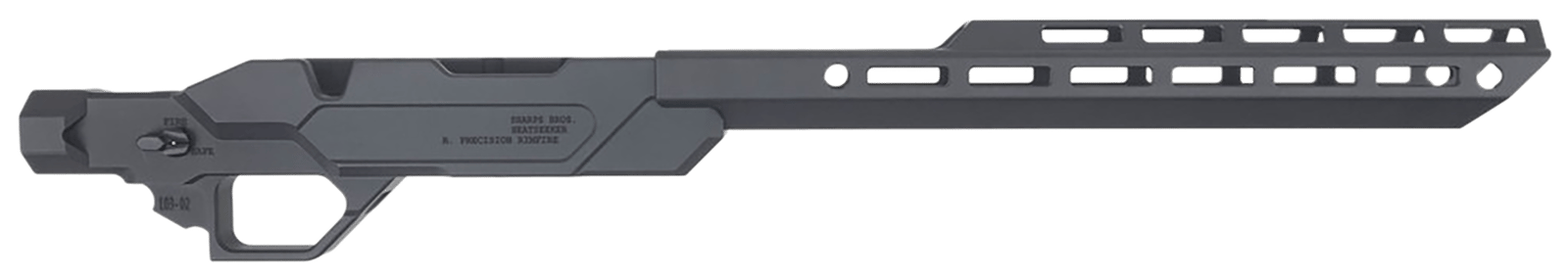 Sharps Bros SBC08 Heatseeker  Matte Black Cerakote Fits Ruger Precision Rimfire Bolt Action