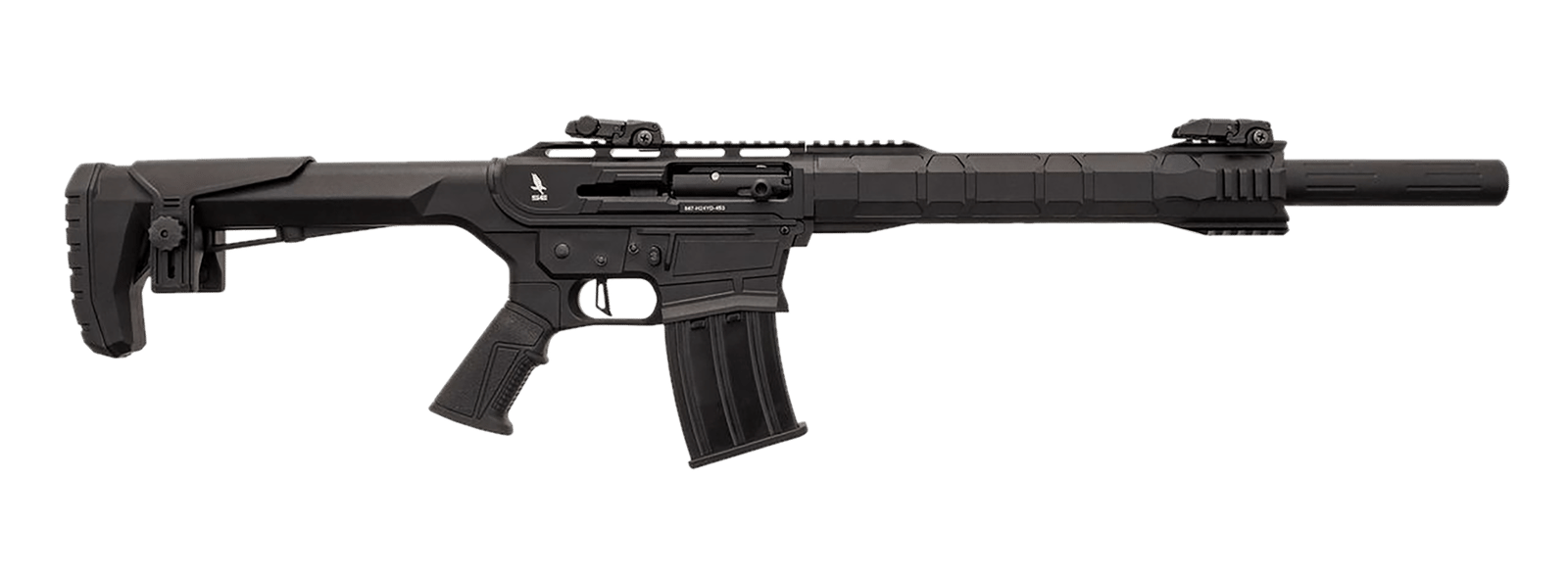Silver Eagle Arms TACLC Tac-LC AR-Style Semi-Auto 12 Gauge 3" 19.50" 5+1 Black Rec Black Fixed Pistol Grip Stock
