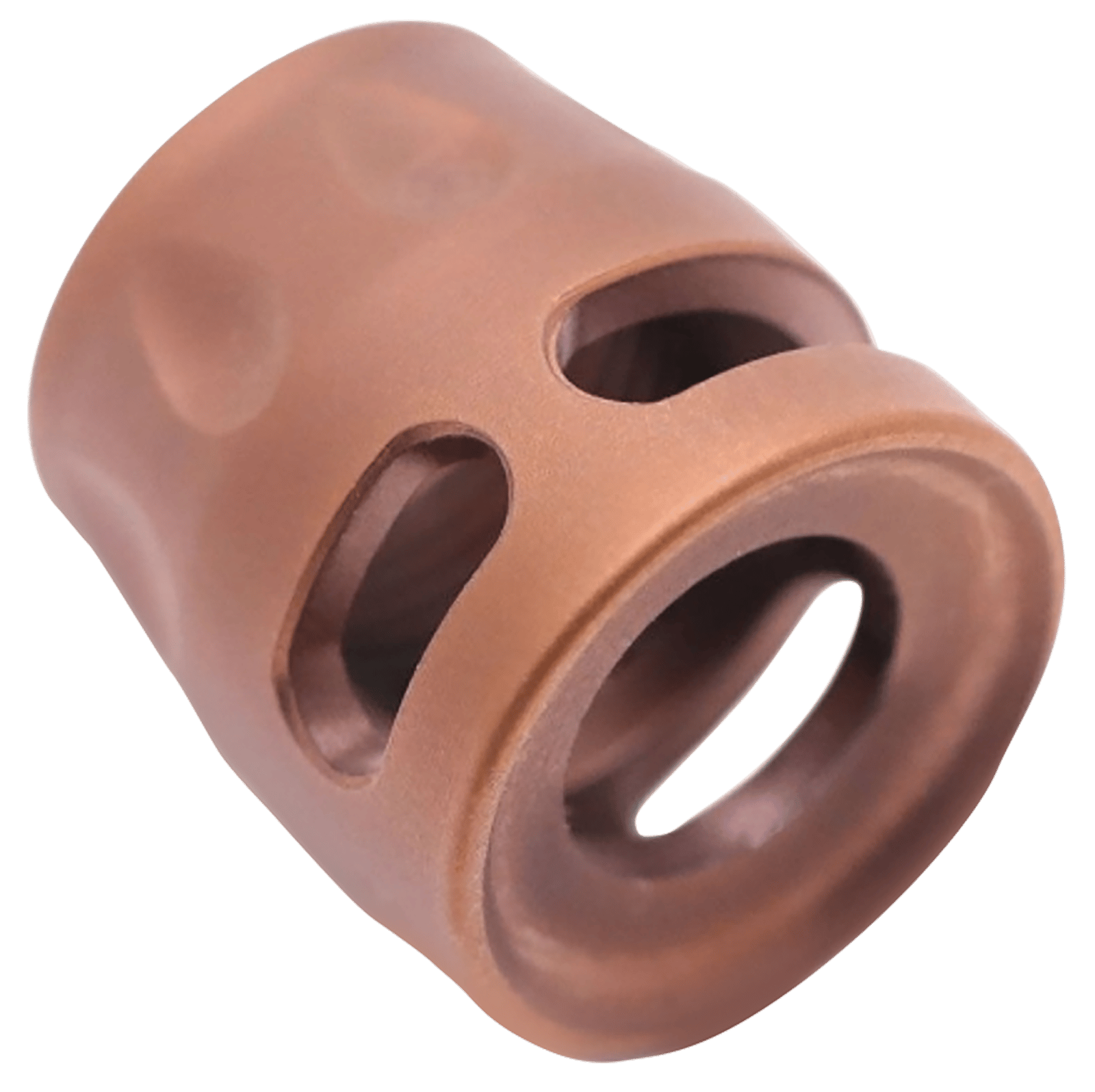 True Precision Inc TPSMICROC Micro Compensator S-Type Copper 416R Stainless Steel 1/2"x28 Threads 9mm/380 ACP