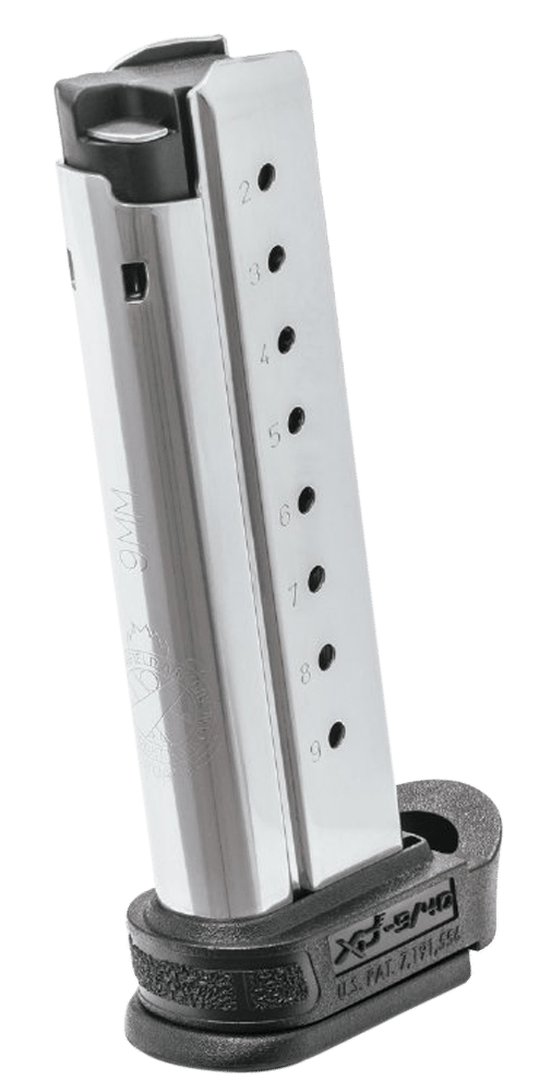 Springfield Armory XDE09091 XD-E  9rd Detachable w/Extended Sleeve 9mm Luger Stainless Steel