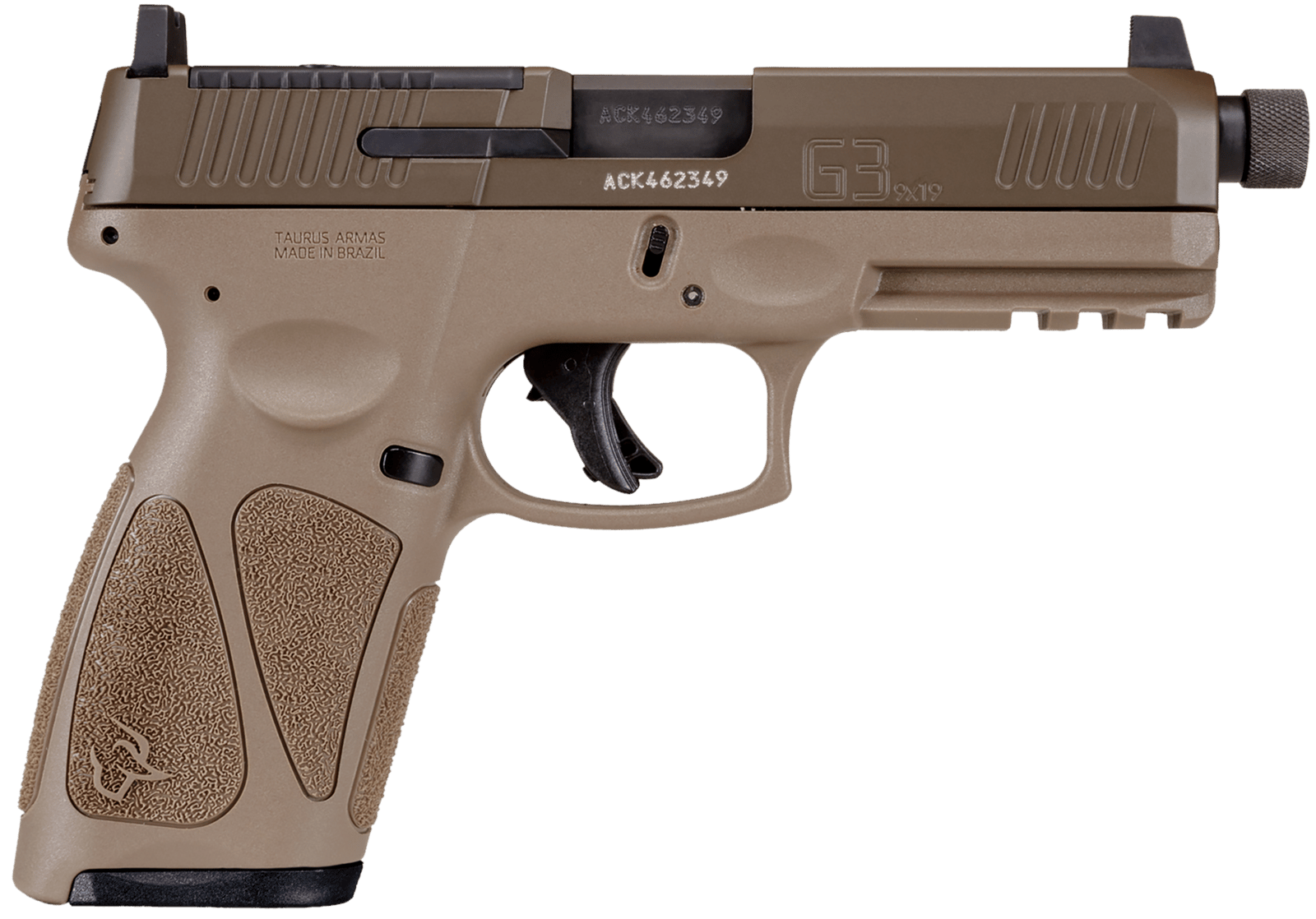 TAU 1-G3P941TAC10    G3  TORO 9MM 3.26 2X10 BRN/BK