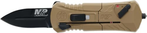 S&W M&P OTF COMPACT 1.9" SPEAR POINT BLACK/FDE