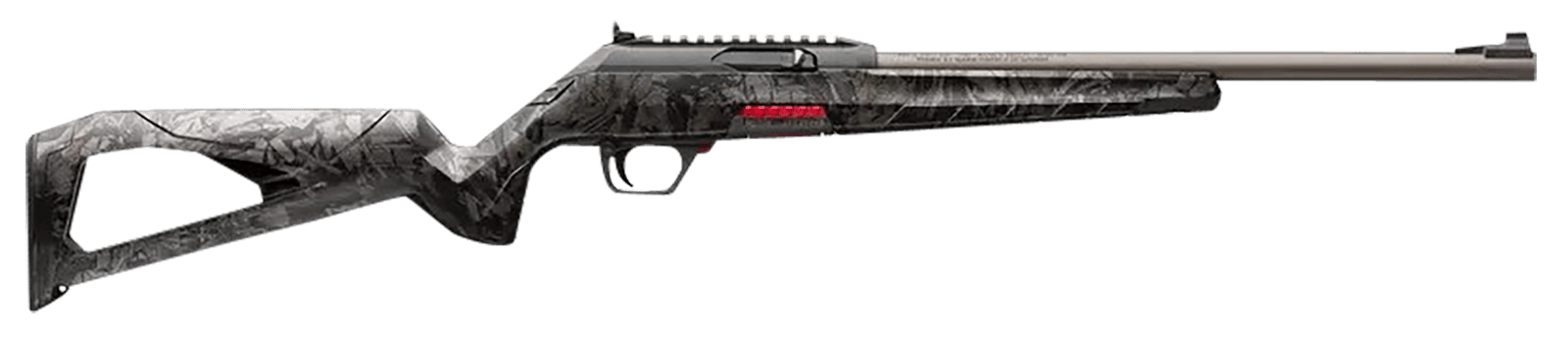Winchester Repeating Arms 521153102 Wildcat  Full Size 22 LR 10+1 18" Matte Blued Sporter Barrel, Picatinny Rail Matte Black Polymer Receiver, Forged Carbon Gray Skeletonized Synthetic Stock, Ambidext