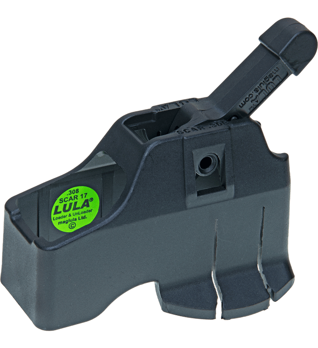 Maglula LU24B LULA Loader & Unloader Made of Polymer with Black Finish for 308 Win, 7.62x51mm NATO FN SCAR17, SCAR H