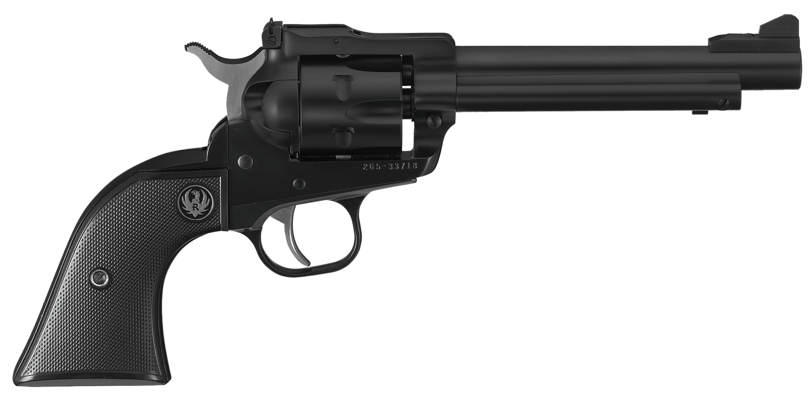Ruger 0621 Single-Six Convertible 22 LR/22 WMR 6rd 5.50" Blued Alloy Steel Barrel, Cylinder & Frame, Checkered Rubber Grip, Transfer Bar Safety, Exposed Hammer