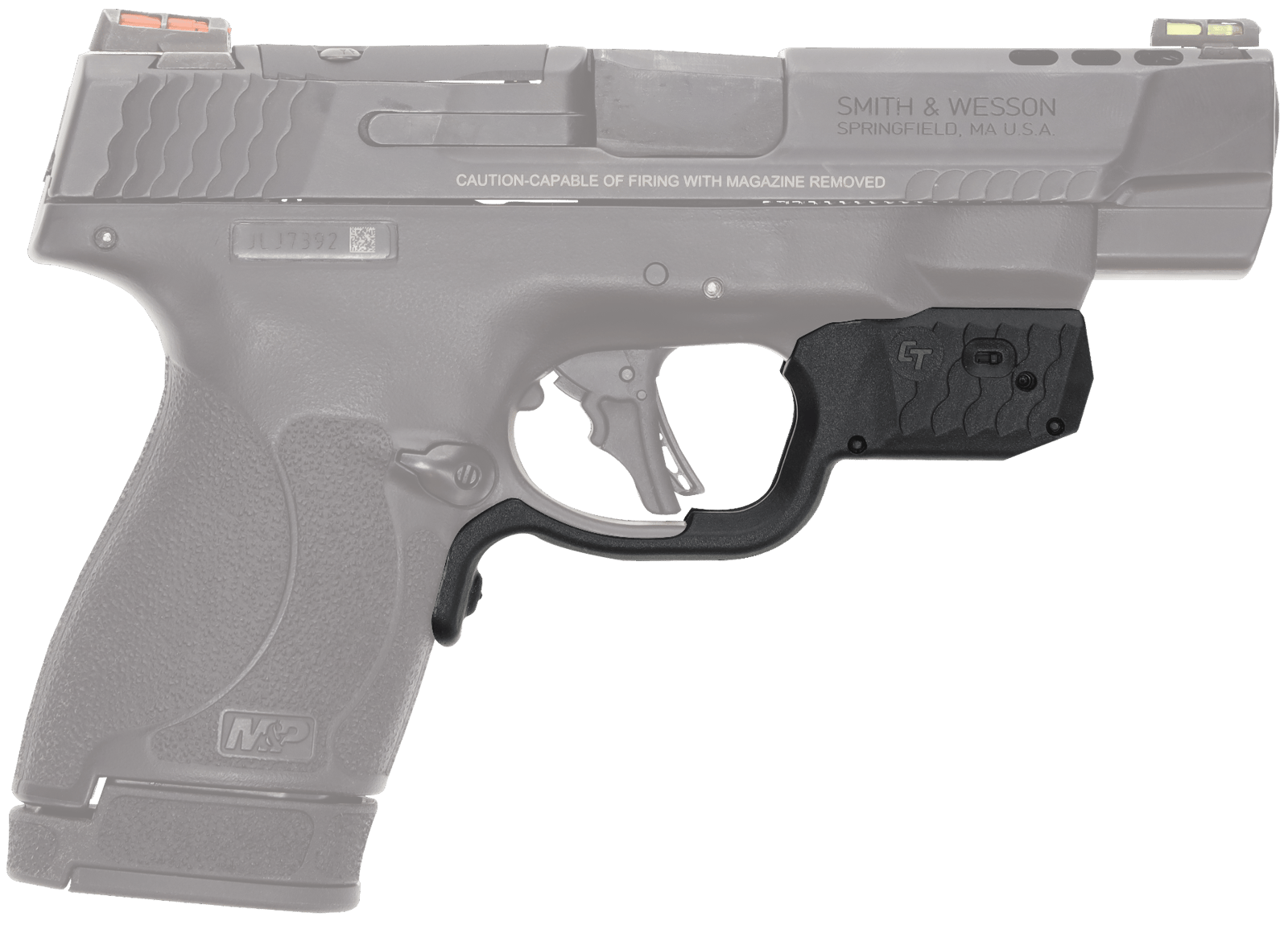 Crimson Trace 013000053 Laserguard Plus S&W M&P Shield Plus, Green Laser/White Light