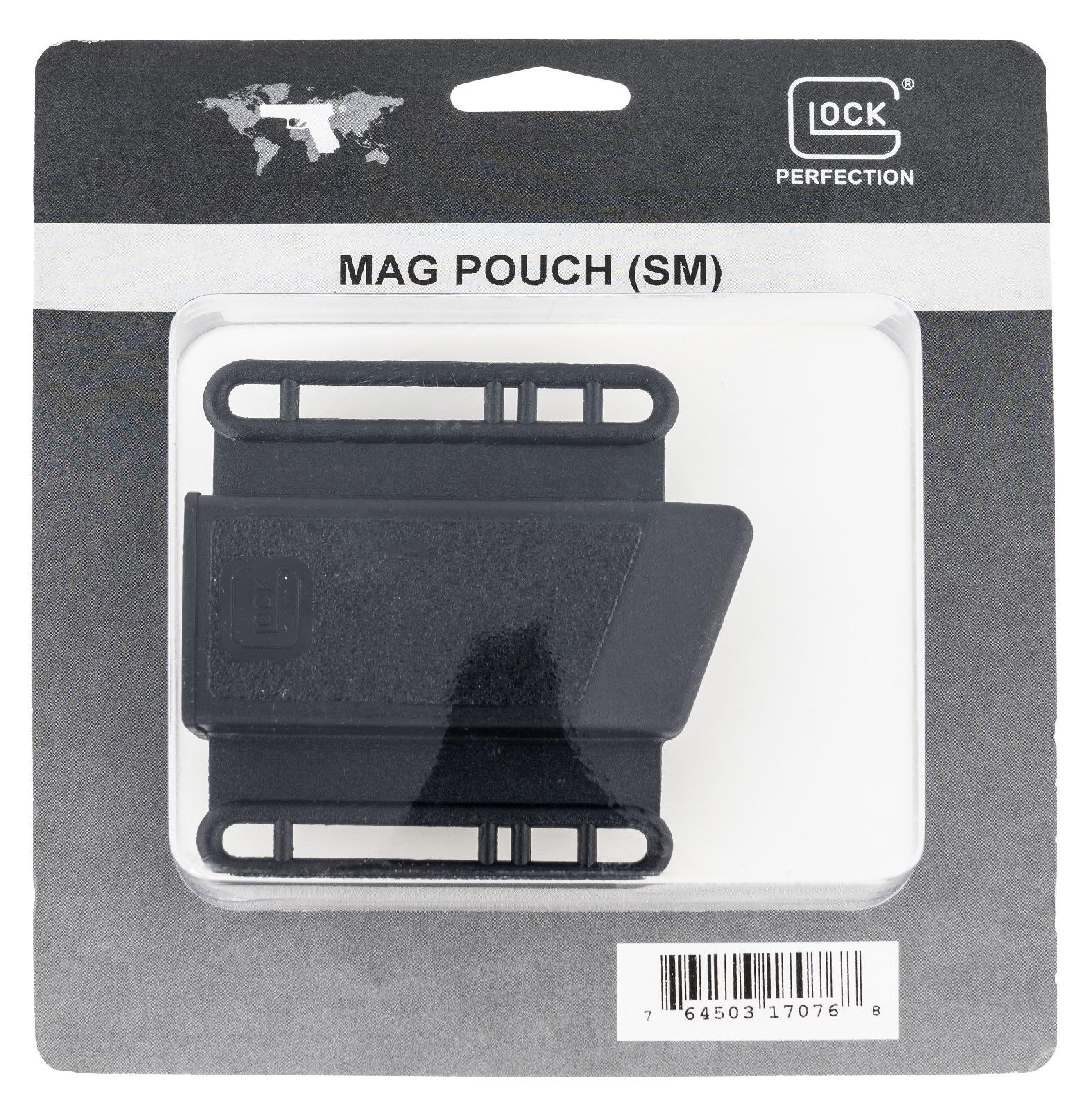 Glock MP17076 Mag Pouch  OWB Black Polymer, Belt Loop Mount Up To 2.25", Fits G17/19/22/23/36/27/34/35