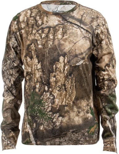 HABIT BEAR CAVE YOUTH TEE LONG SLEEVE REALTREE APX XL