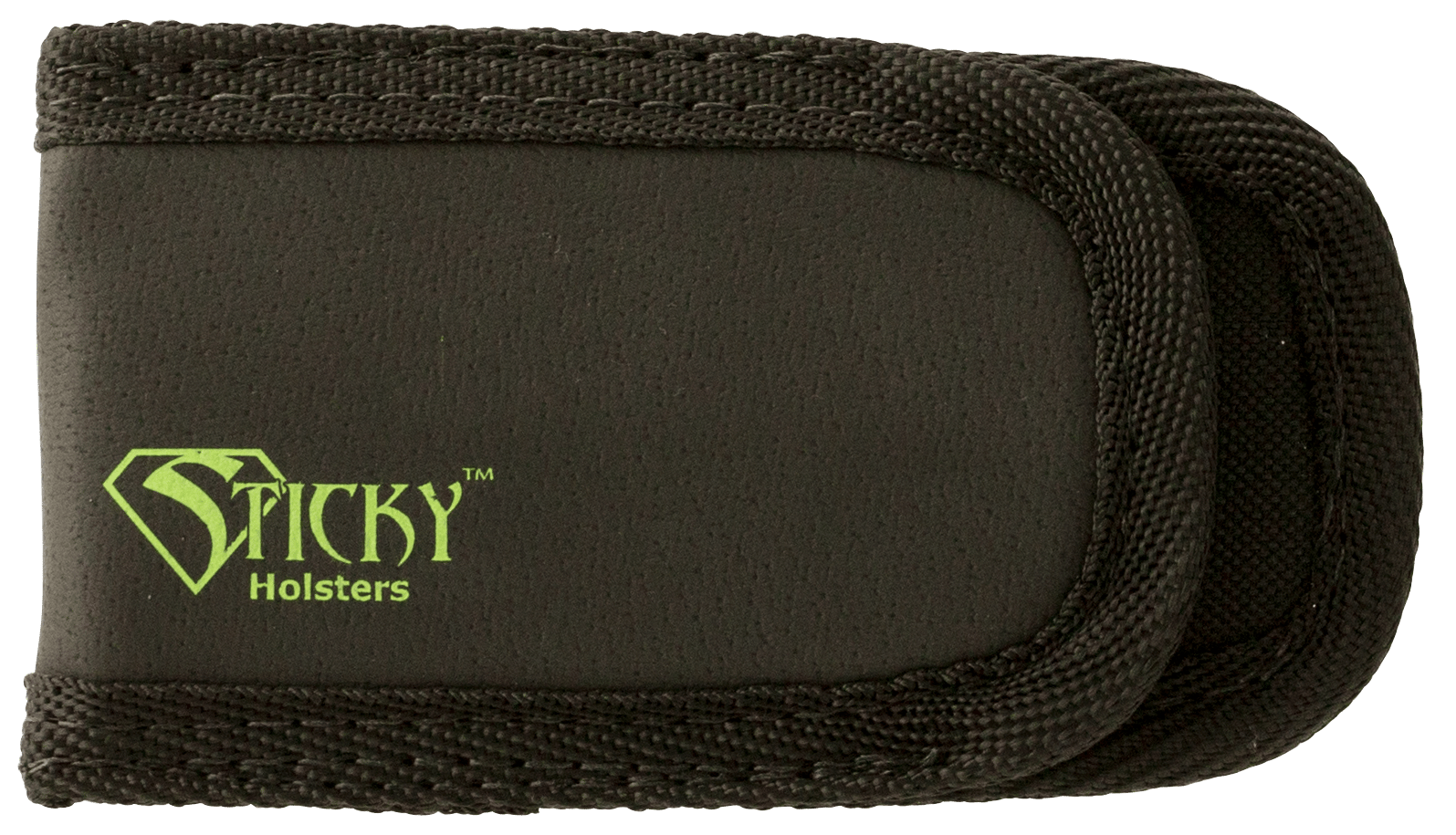 Sticky Holsters SMP Super Mag Pouch IWB Black/Green Latex Free Rubber Pocket