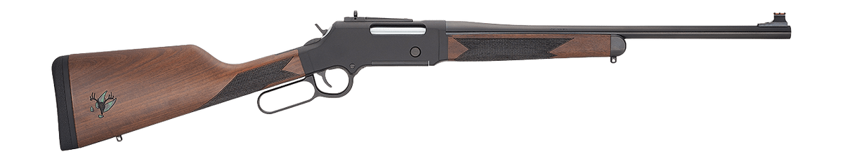 Henry H014SBWB-308 Long Ranger Big Woods 308 Win/7.62 NATO 4+1 18.50" Black Anodized Round Barrel, Black Hardcoat Anodize Drilled & Tapped Receiver, American Walnut Straight Grip Stock