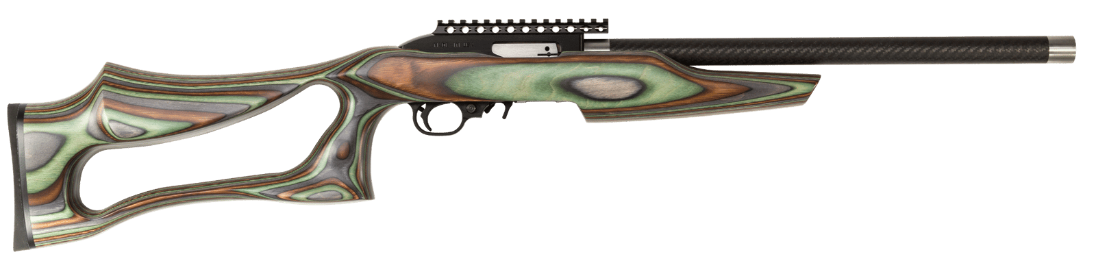 Magnum Research SSEFC22G Magnum Lite SwitchBolt Full Size 22 LR 10+1 17" Black Anodized Carbon Steel/Threaded Barrel, Black w/Integral Scope Base Receiver, Camo Fixed Thumbhole Stock, Right Hand