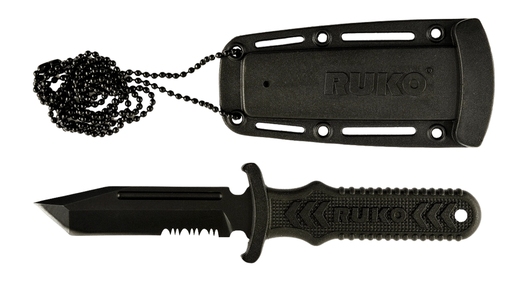 RUKO RUK0098         440A TIN 3"NECK/BOOT KNIFE