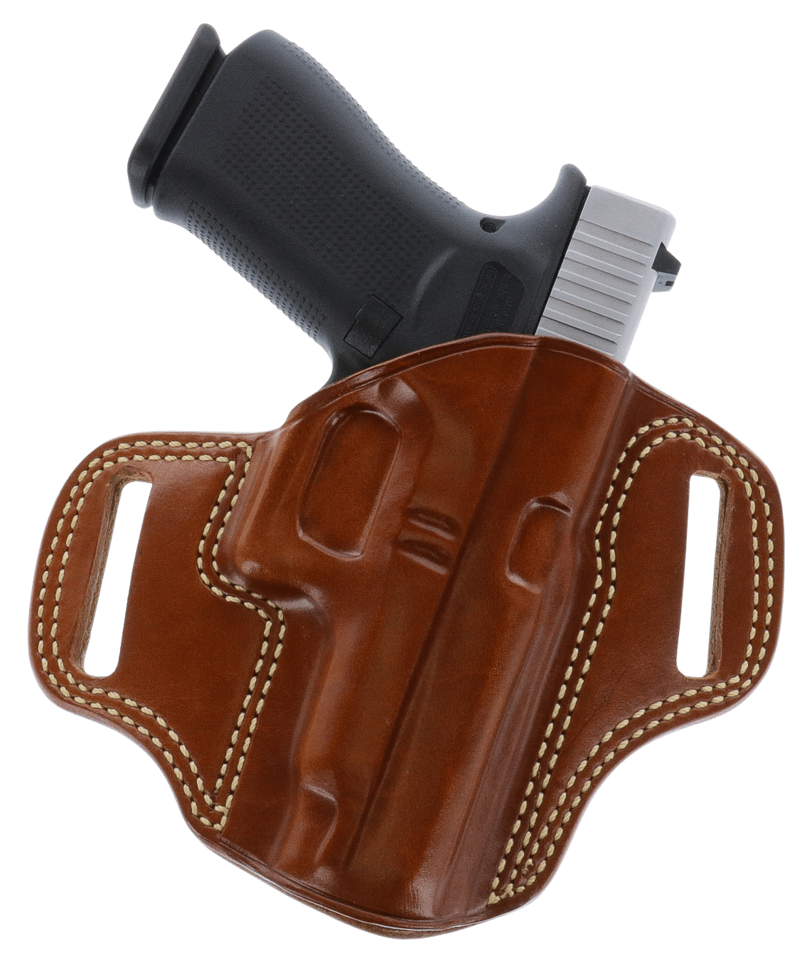 Galco CM876 Combat Master  OWB Tan Leather Belt Slide Fits Springfield Hellcat Pro Right Hand