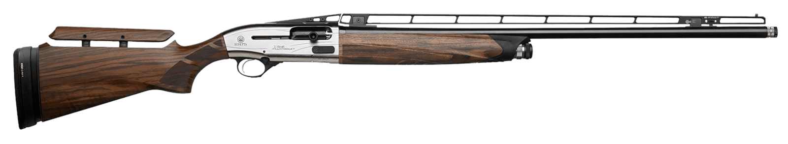 Beretta USA J40CT12 A400 Xcel Multitarget 12 Gauge 3" 4+1 32" Blued Barrel, Silver Anodized Metal Finish, Oiled Walnut Adjustable Comb Kick-Off Stock