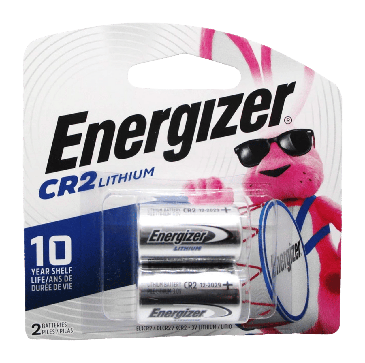 ENERGIZER EL1CR2BP2.B4  CR2 LITHIUM BATTERIES 2PK