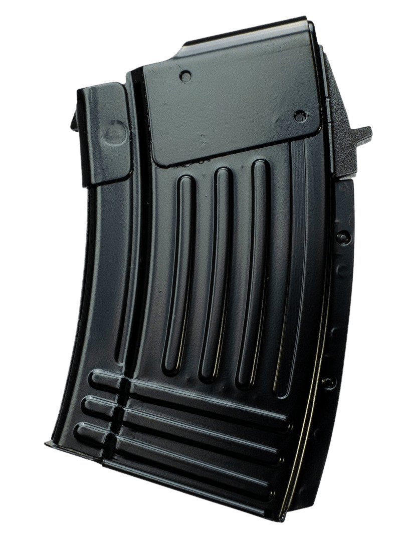 Global Ordnance LLC 810091157381   10rd Fully Ribbed 7.62x39mm Fits AK-47 Black Steel