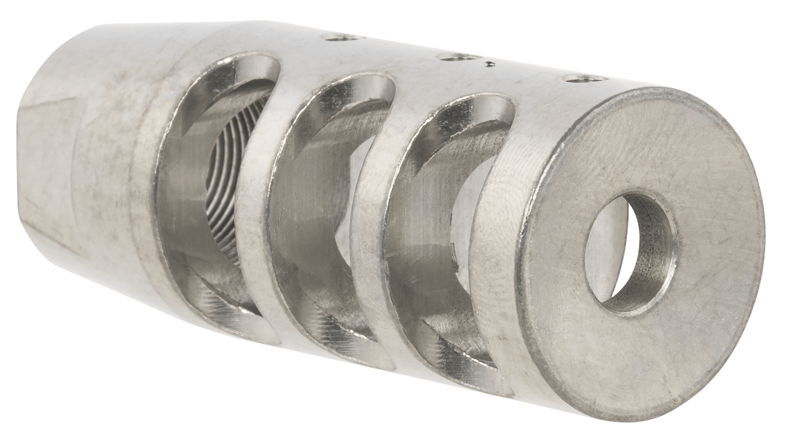 TacFire  Compensator  Stainless Steel with 5/8"-24 tpi Threads 2.50" OAL for 308 Win