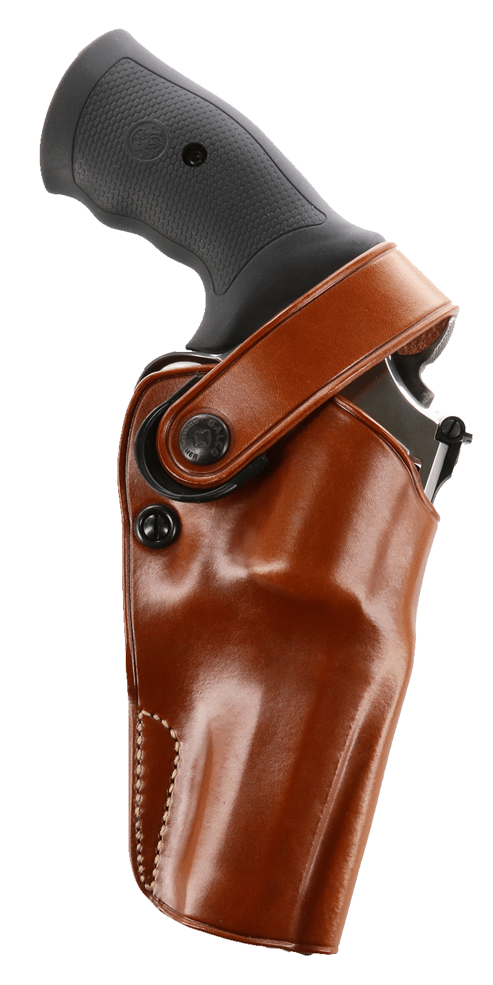 Galco DAO186 DAO  OWB Tan Leather Belt Slide Fits Ruger Alaskan Right Hand