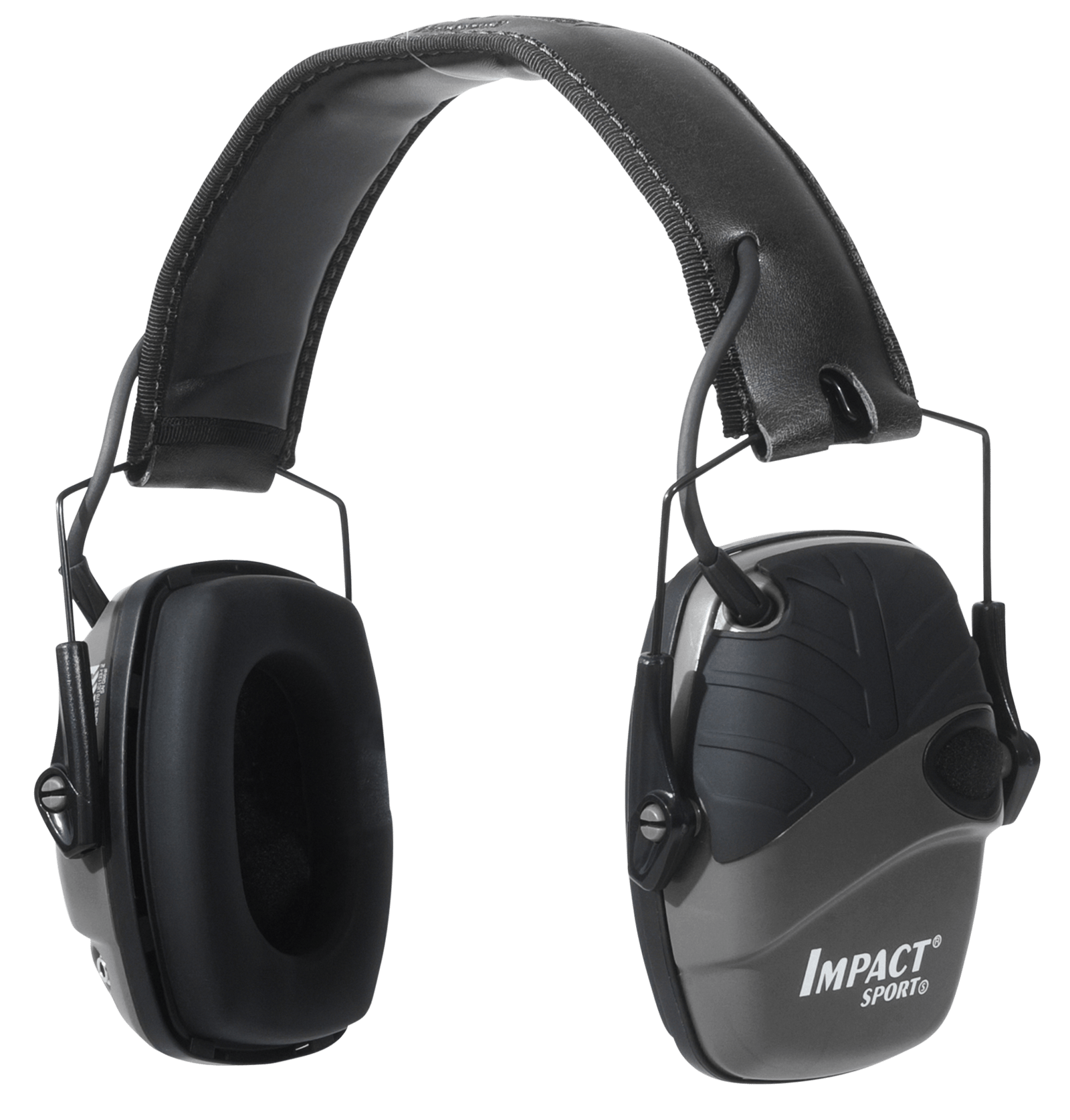 Howard Leight R02524 Impact Sport Electronic Muff 22 dB Over the Head Gray/Black Adult 1 Pair