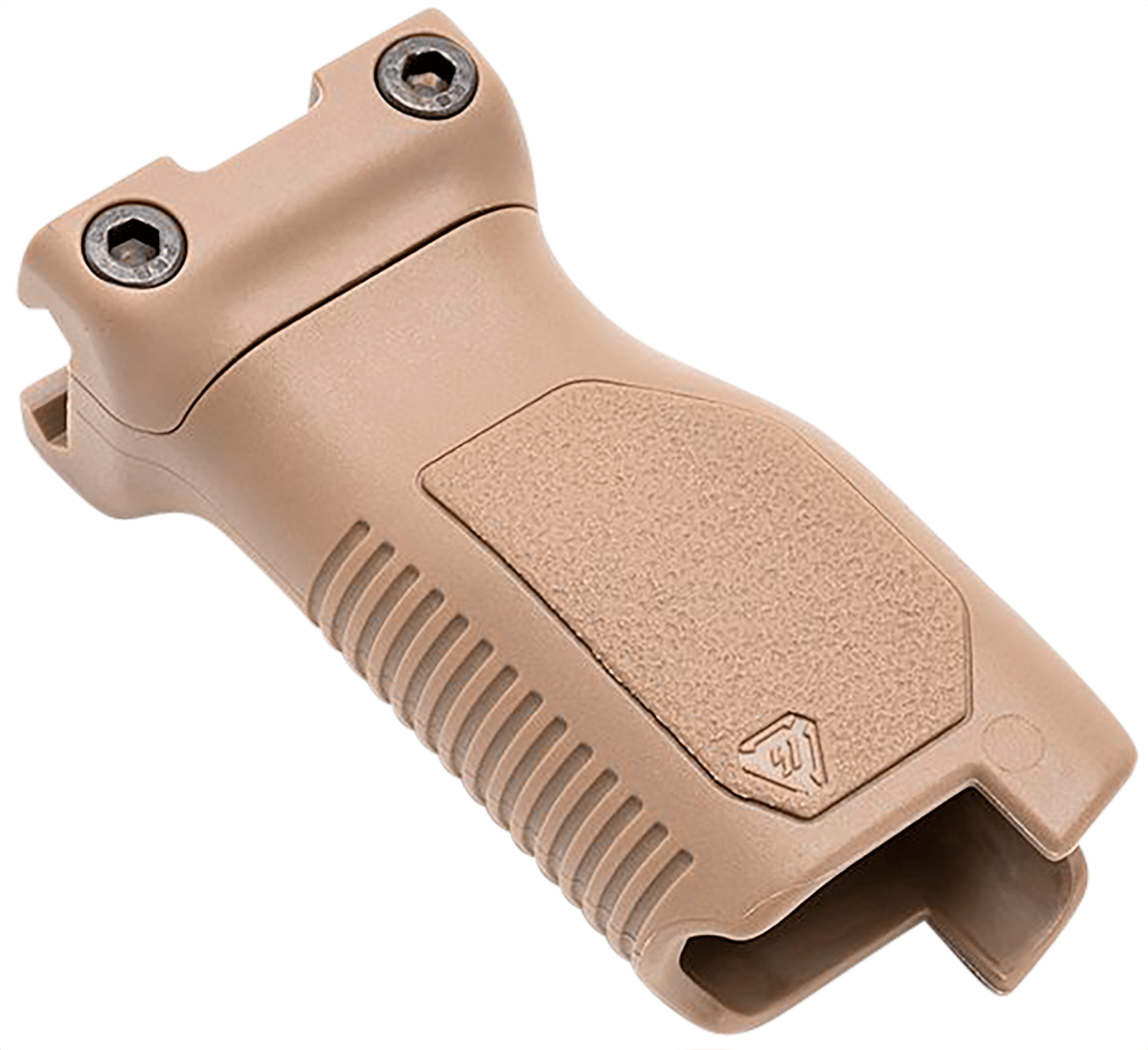 Strike Industries ARCMAGLFDE Angled Vertical Grip Long Flat Dark Earth Polymer with Cable Management Storage for M-LOK Rail