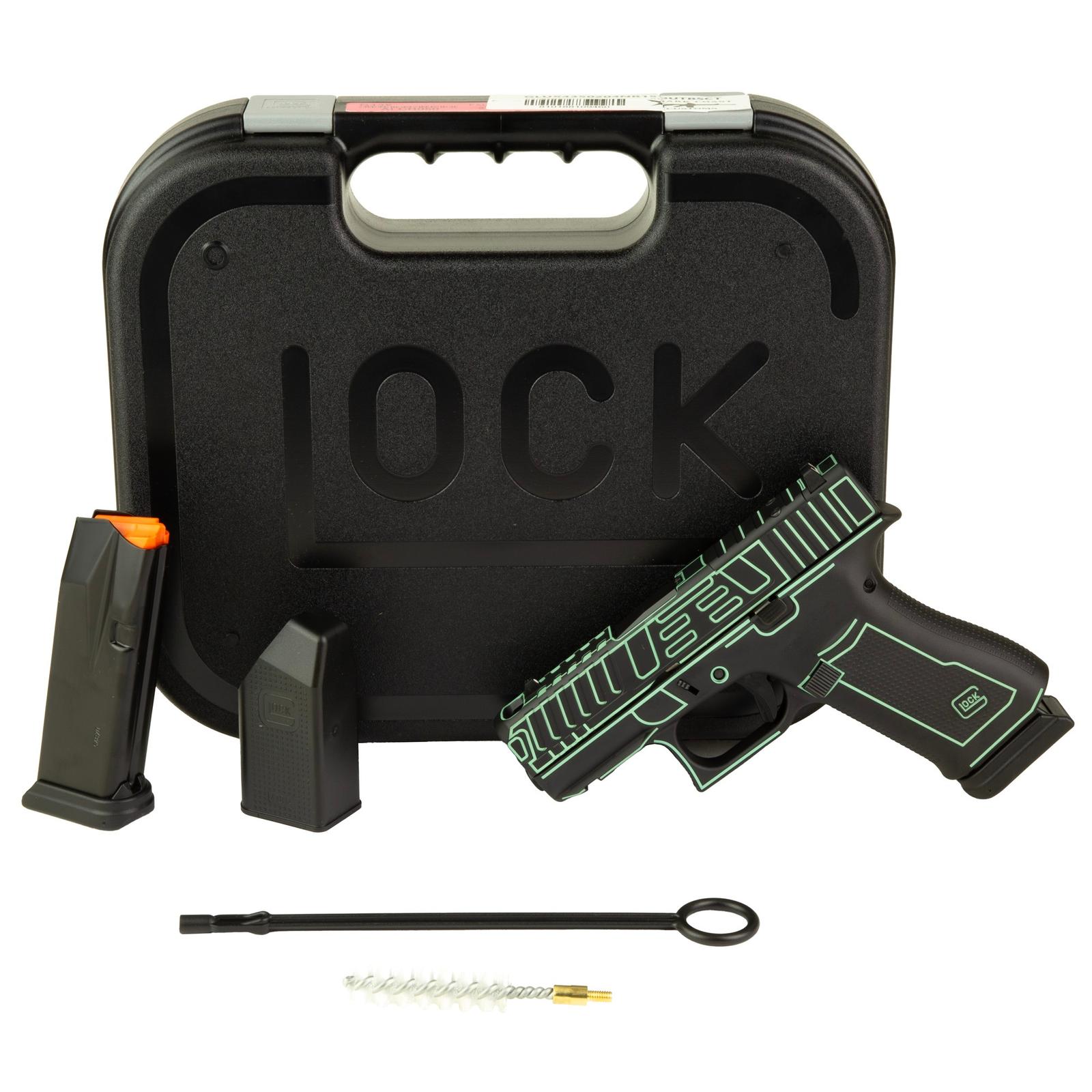 GLOCK 43X 9MM 15RD OUTLANDER BLUE