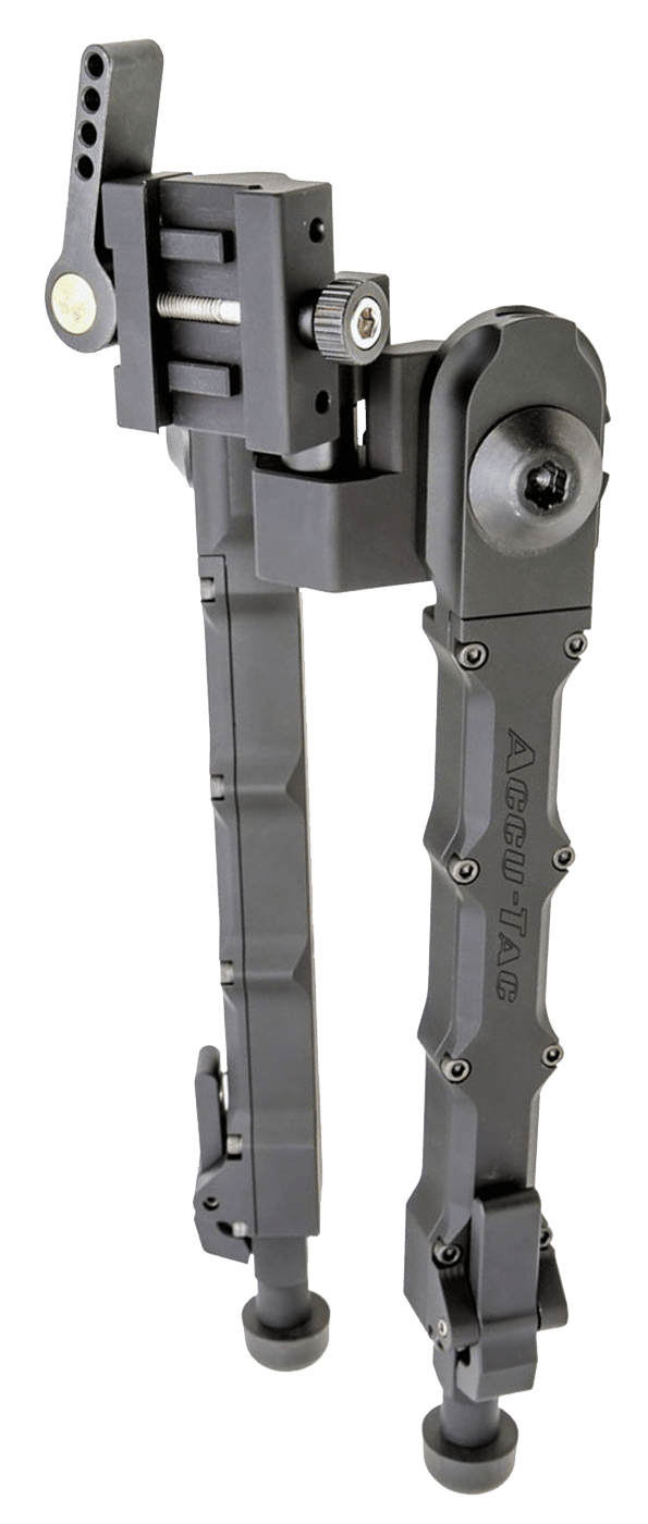 Accu-Tac SRBG200 SR-5 G2 Bipod 6.25"-10.75" Adjustment Black Hardcoat Anodized 6061-T6 Aluminum