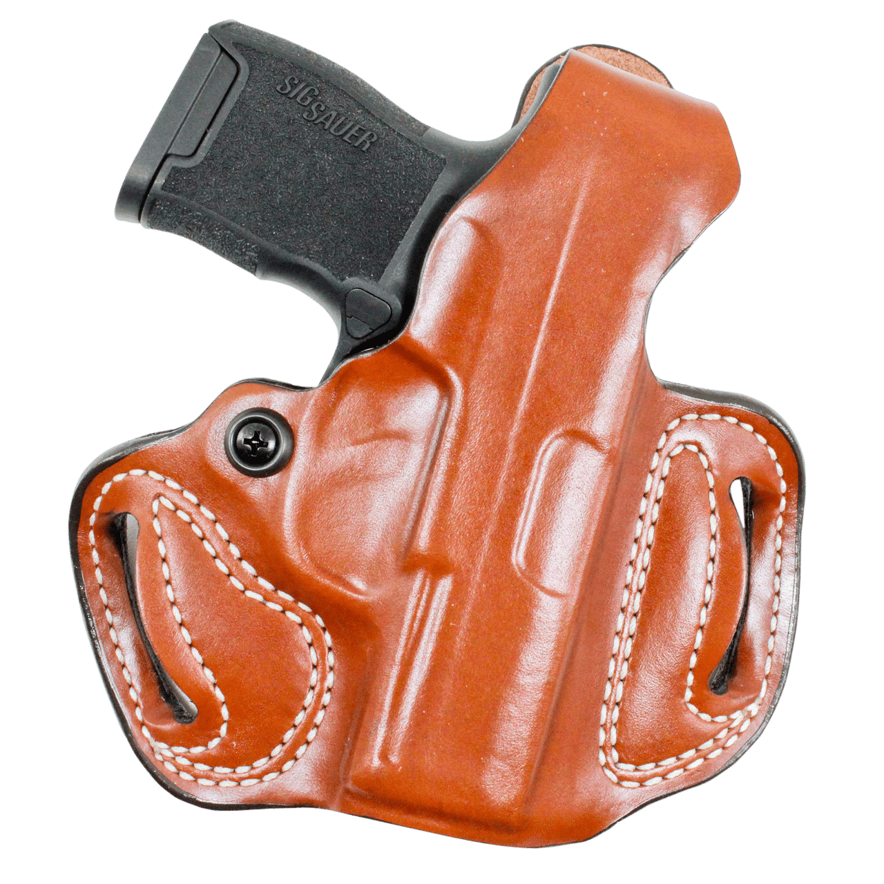 DeSantis Gunhide 085TA7QZ0 Thumb Break Mini Slide OWB Tan Leather Belt Loop Fits Ruger 57 Right Hand