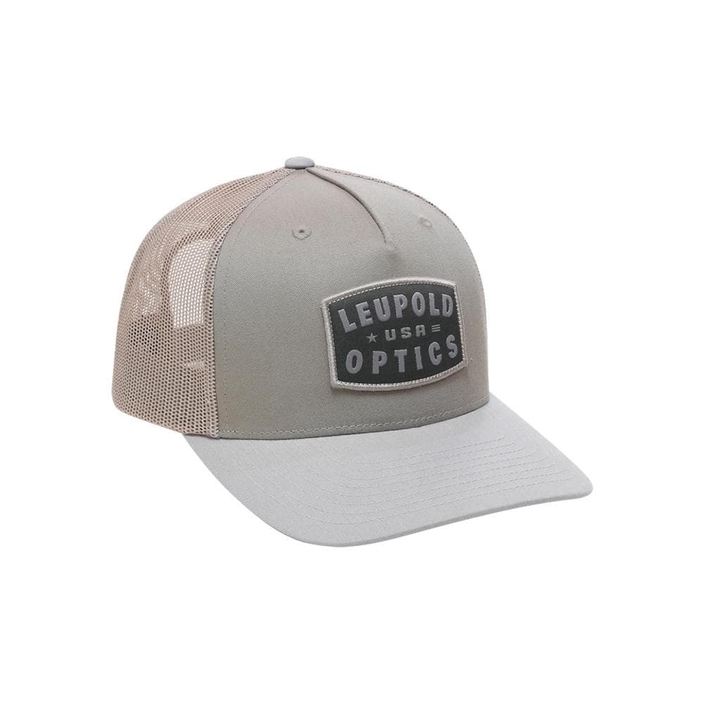 Leupold USA Trucker Hat Khaki Grey