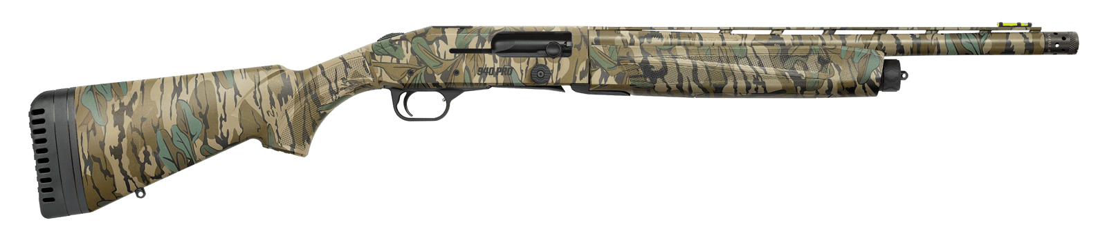 Mossberg 85158 940 Pro Turkey 12 Gauge with 18.50" Barrel, 3" Chamber, 4+1 Capacity, Overall Mossy Oak Greenleaf Finish & Synthetic Stock Right Hand (Full Size)