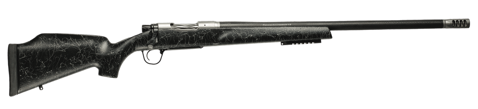 Christensen Arms 8011001302 Traverse  308 Win 4+1 16.25" Carbon Fiber Threaded Barrel, Stainless Steel Drilled & Tapped Receiver, Black w/Gray Webbing Monte Carlo w/Raised Comb Carbon Fiber Stock