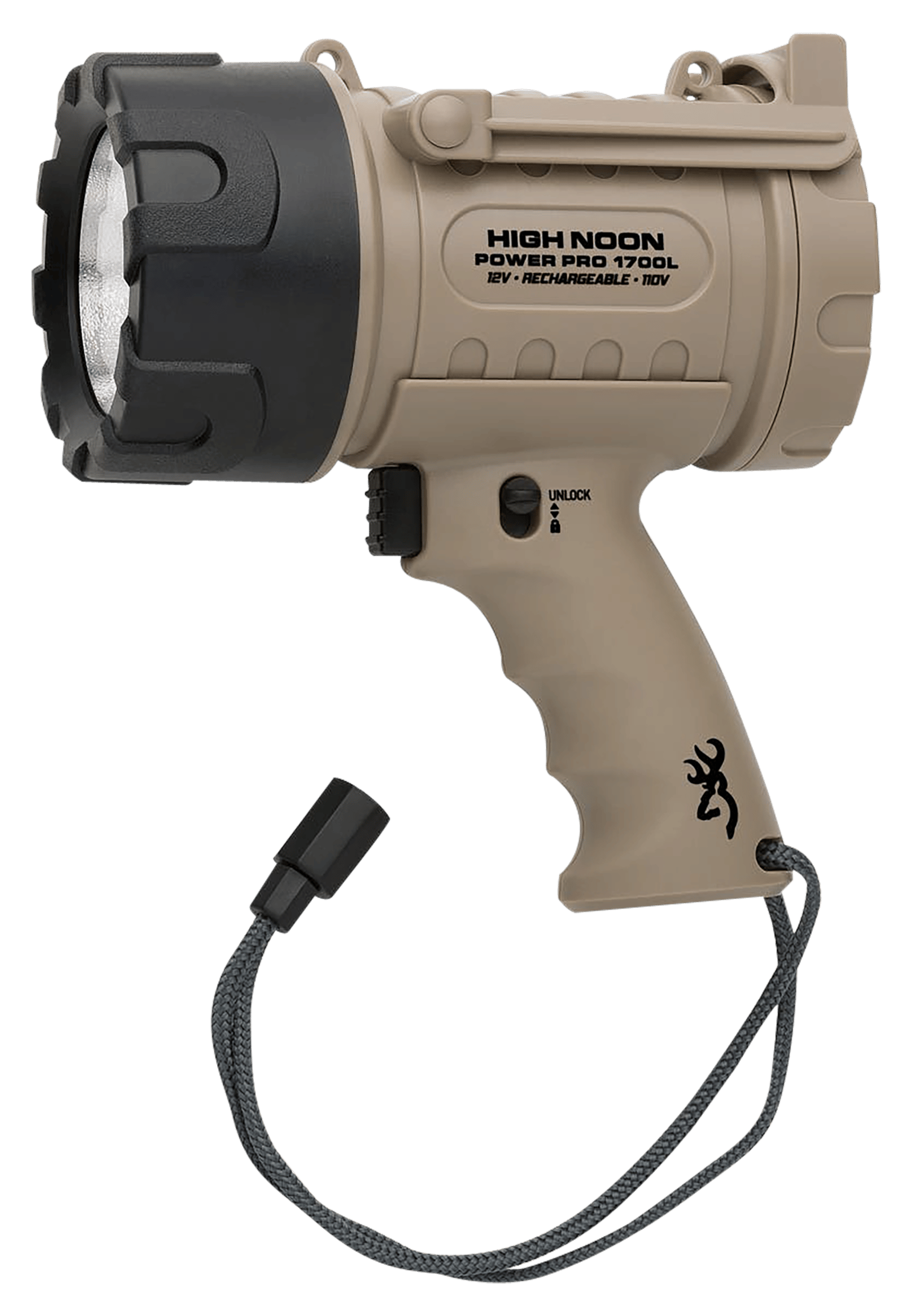 Browning 3717805 High Noon Power Pro Tan 100-1700 Lumens White LED Polymer