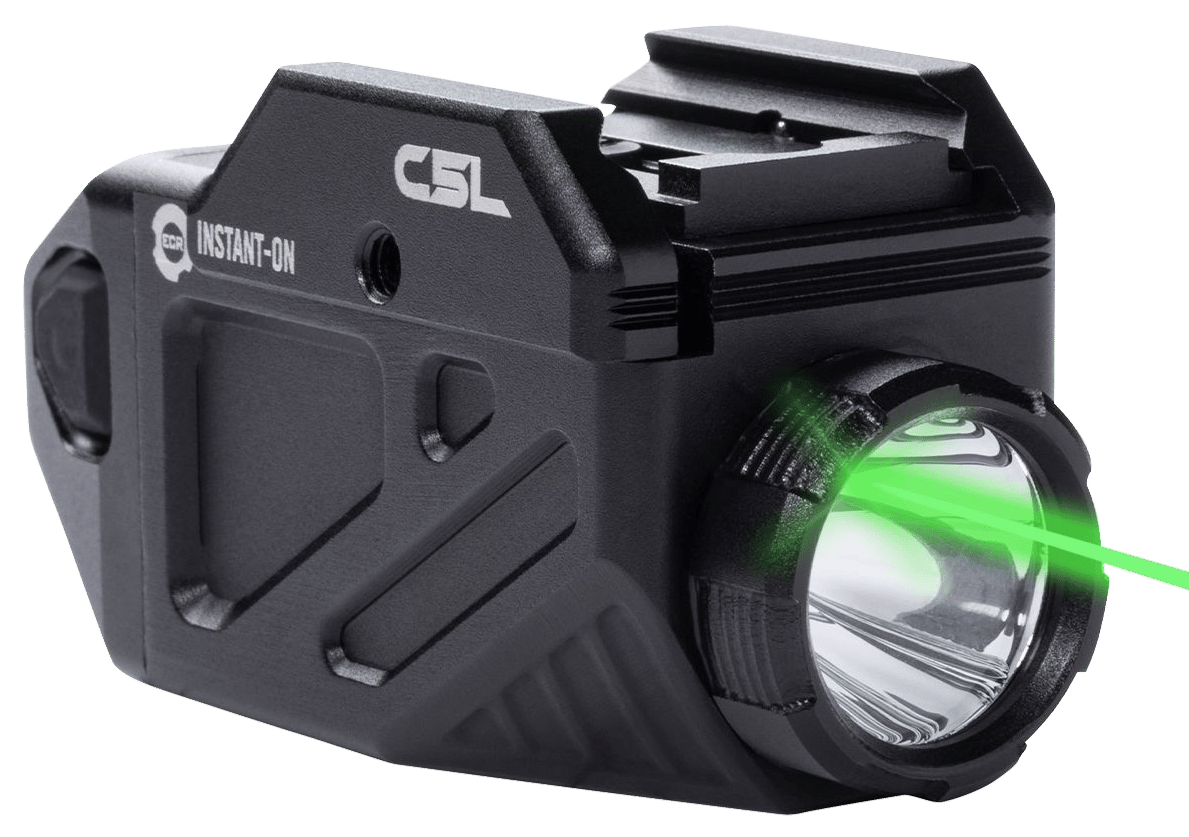 Viridian 9300027 C5L with SAFECharge C Series Black 650 Lumens White/Green Laser Glock/Sig Sauer/Smith & Wesson