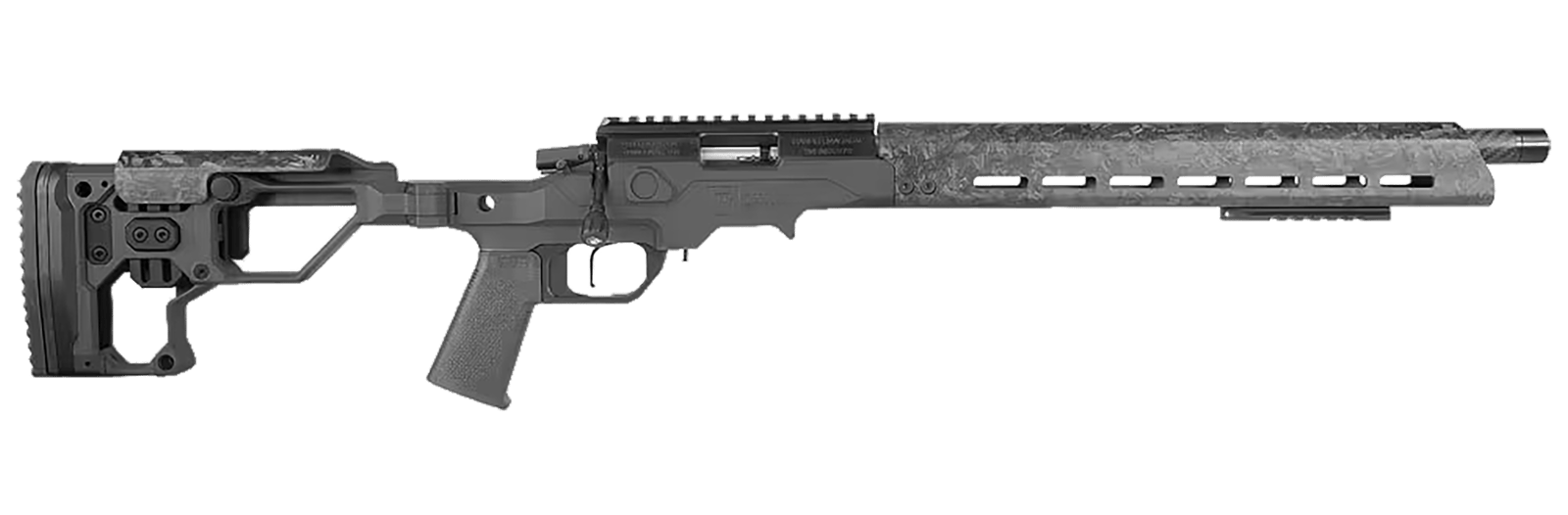 Christensen Arms 8011202102 MPR  22 WMR 10+1 20" Carbon Fiber Match Grade Threaded Barrel, Black Nitride Picatinny Rail Receiver, M-LOK Handguards, Black Anodized Adj w/MagneLock Technology Stock, Bla