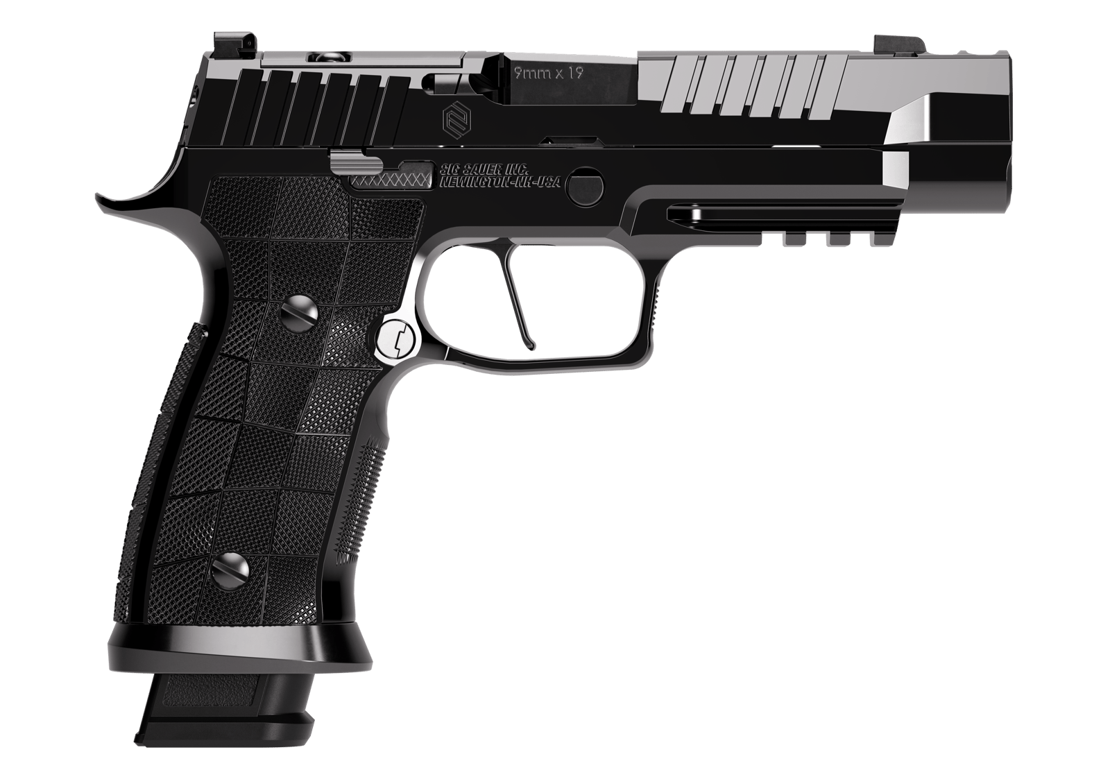Sig Sauer 320SXGF9CWRES10 P320 SXG Reserve Full Size Frame 9mm Luger 10+1 3.90" Black Barrel, High Polish DLC Stainless Steel Integrated Compensator/Optic Ready/Serrated Slide & Frame w/Beavertail & P