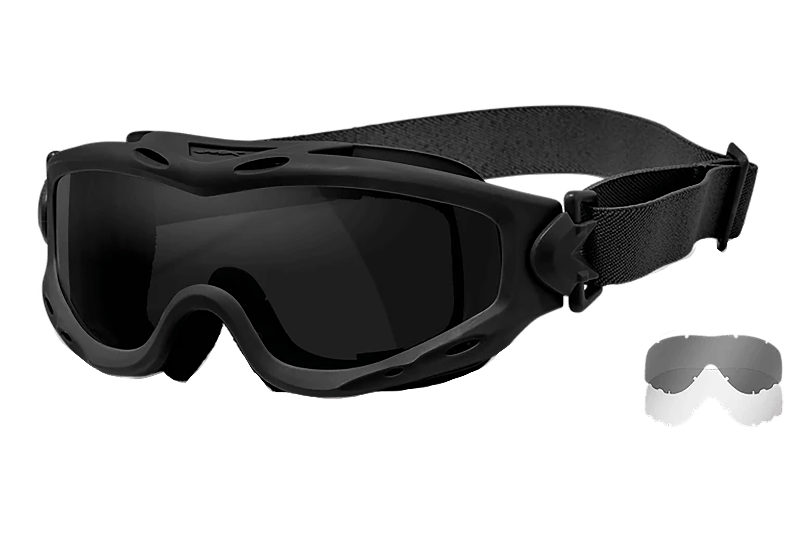 Wiley X SP29B Spear Goggles Smoke Gray Lens Matte Black Frame