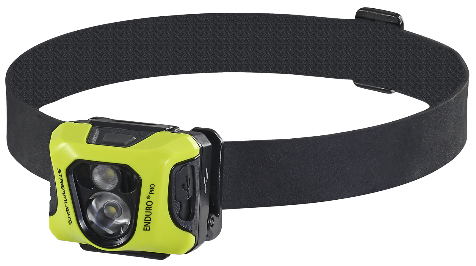 Streamlight 61436 Enduro Pro W/Dual Lock 15/25/50/90/145/200 Lumens White LED Bulb Black/Yellow 95 Meters Distance