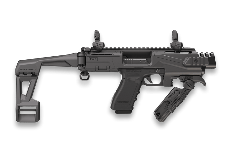 FAB FXKSCOUTSLAB  ADV CON KIT W/BRACE GLK17/19 BLK