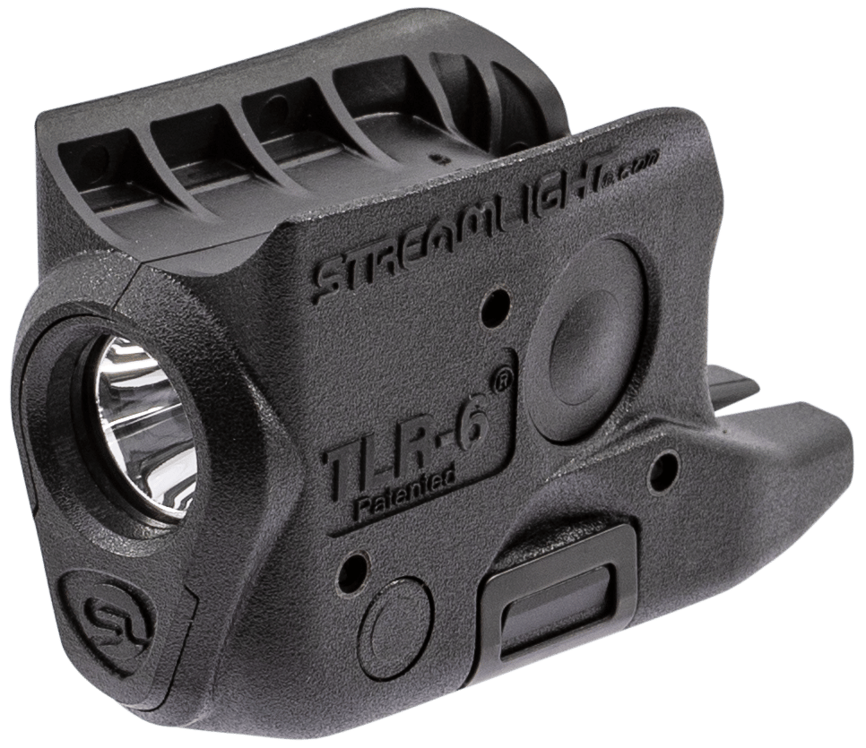 Streamlight 69280 TLR-6 Gun Light  Black 100 Lumens White LED Glock 42/43 (Light Only)