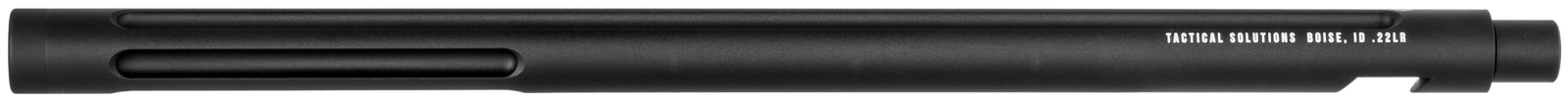 Tactical Solutions 1022TEMB X-Ring Barrel 22 LR 16.50" Matte Black Finish Aluminum Material Bull with Fluting & Threading for Ruger 10/22