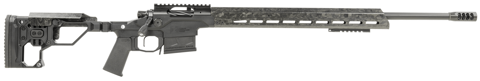 Christensen Arms 8010301700 Modern Precision  300 PRC 26" Threaded Carbon Fiber Barrel 5+1, Black Nitride Finish, Tungsten Anodized Folding Stock, Polymer Grip