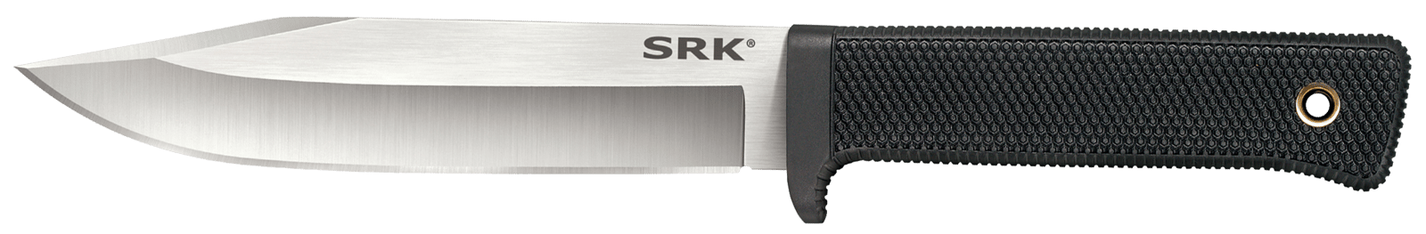 Cold Steel CS38CKE SRK  6" Fixed Clip Point Plain 3-V Steel Blade, 4.75" Black Textured Kray-Ex Handle