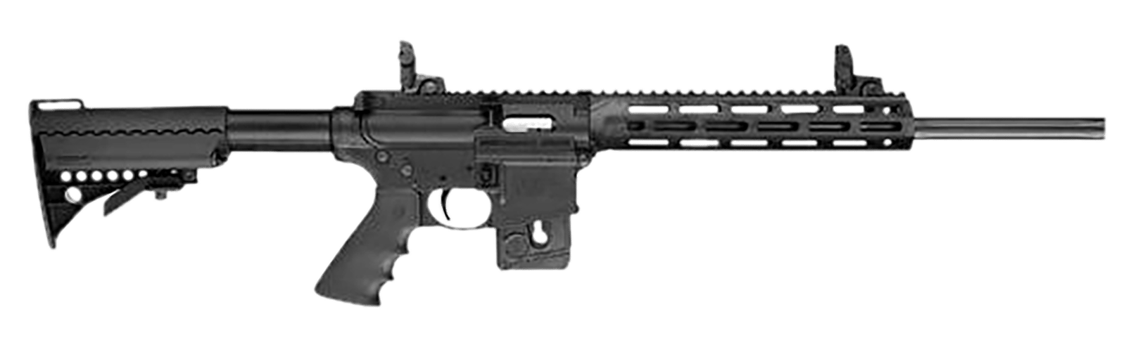 Smith & Wesson 10206 M&P15 Sport *CA/CO Complaint 22 LR 10+1 16.50" Matte Black Steel Barrel & Picatinny Rail Aluminum Receiver, 10" Magpul M-LOK Handguard, 6 Position CAR Black Synthetic Stock, Black