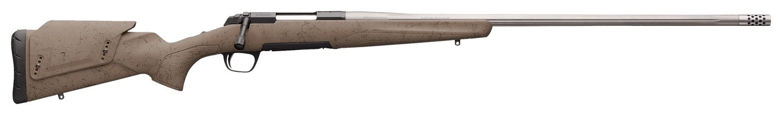 Browning 035514282 X-Bolt Western Hunter Long Range 6.5 Creedmoor 4+1 26" MB Matte Blued Spider Webbed Flat Dark Earth Cerakote Hard Core Fiber-Fusion with Adjustable Comb Stock Right Hand (Full Size)