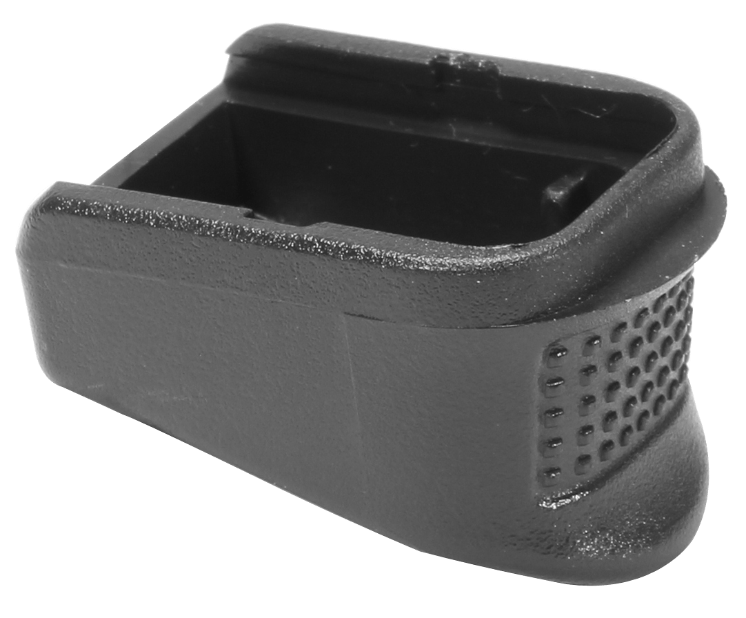 Pachmayr 03880 Grip Extender  Extended 2rd Compatible w/Glock 26/27/33/39, Black Polymer 2 Per Pack