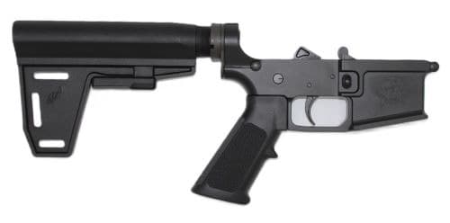 GLFA COMPLETE AR15 PISTOL LOWER RECEIVER BRACED BLACK