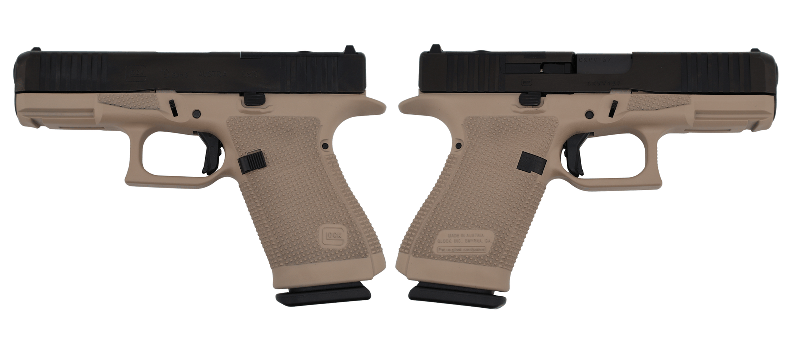 GLOCK 19 GEN6 ORS 9MM PISTOL FDE 4" FXD COMM 3-15RD MAGS
