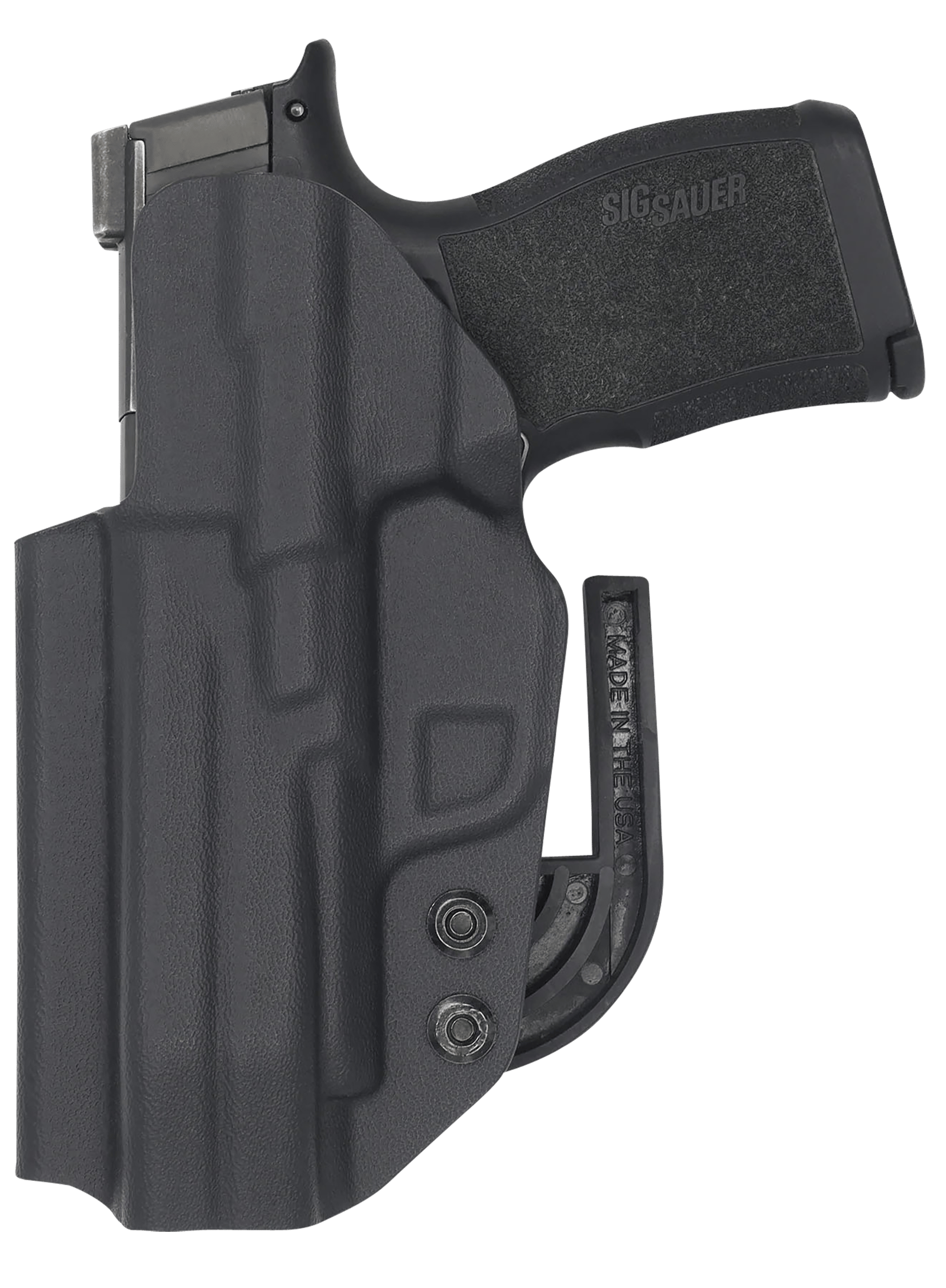 C&G Holsters 0252100 Covert  IWB Black Kydex Belt Clip Fits Sig P365XL Right Hand
