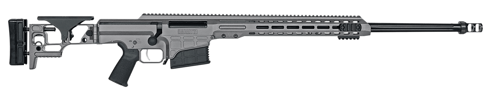 Barrett 18489 MRAD  300 Win Mag 26" 10+1 Gray Gray Folding with Adjustable LOP Stock Black Polymer Grip Right Hand