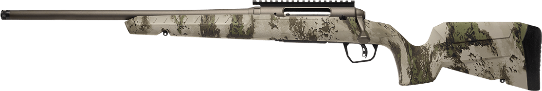 Savage Arms 32314 Axis 2 Pro Compact 400 Legend 4+1 20" Gun Metal Bronze Cerakote Heavy Threaded Barrel & Picatinny Rail Carbon Steel Receiver, Fixed Woodland Camo Synthetic Stock, Left Hand
