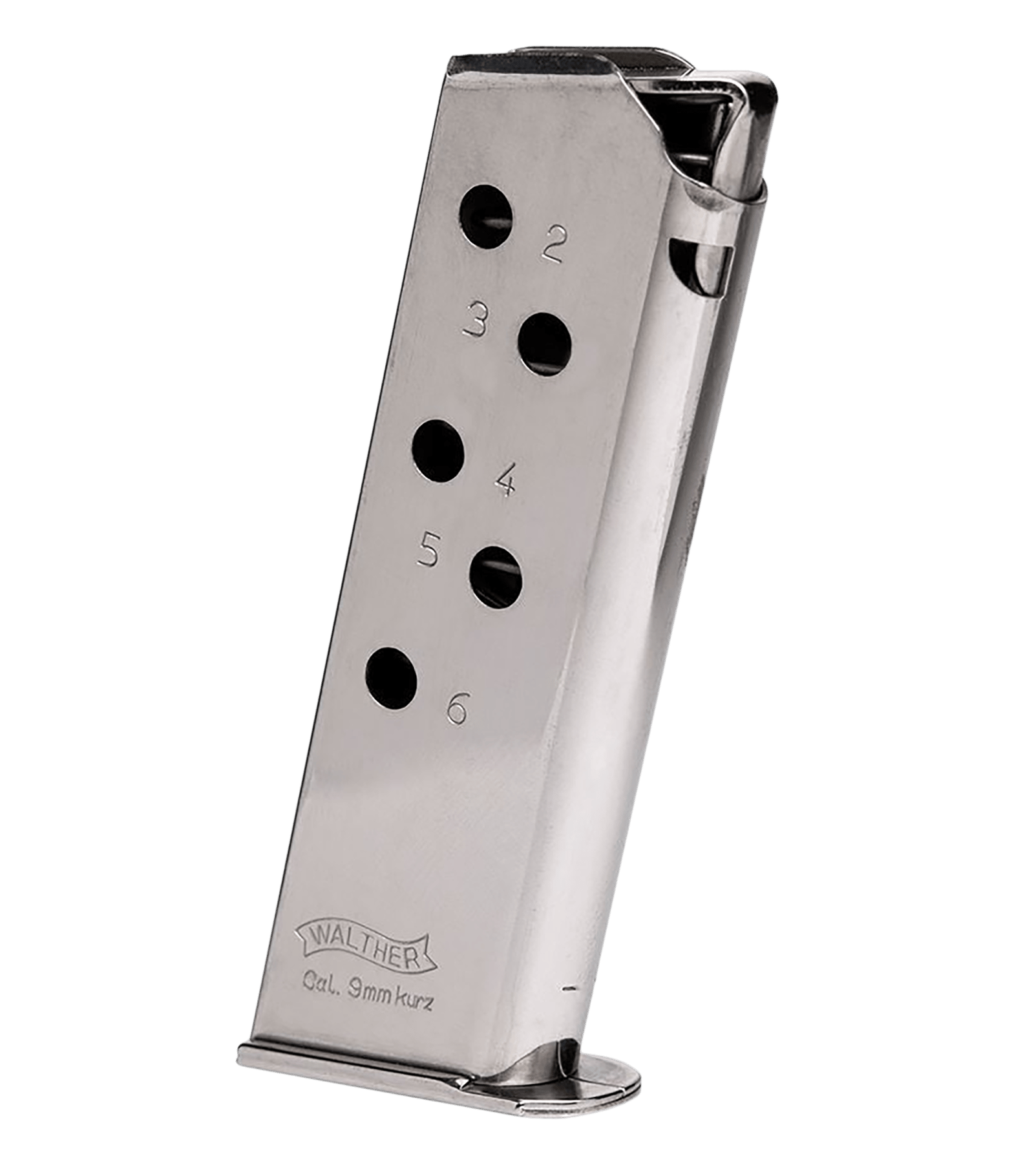 Walther Arms 2246009 PPK  6rd 380 ACP Stainless Steel